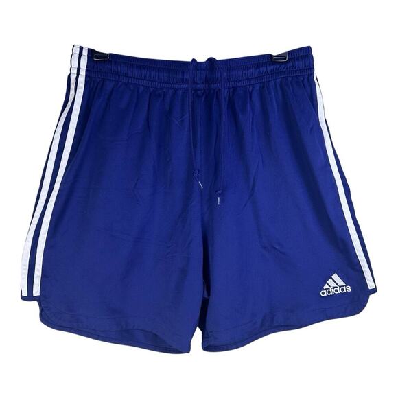 Y2k Adidas Mens Jogging Running Short Blue Shorts Climacool Soccer XL Vented - Picture 1 of 12